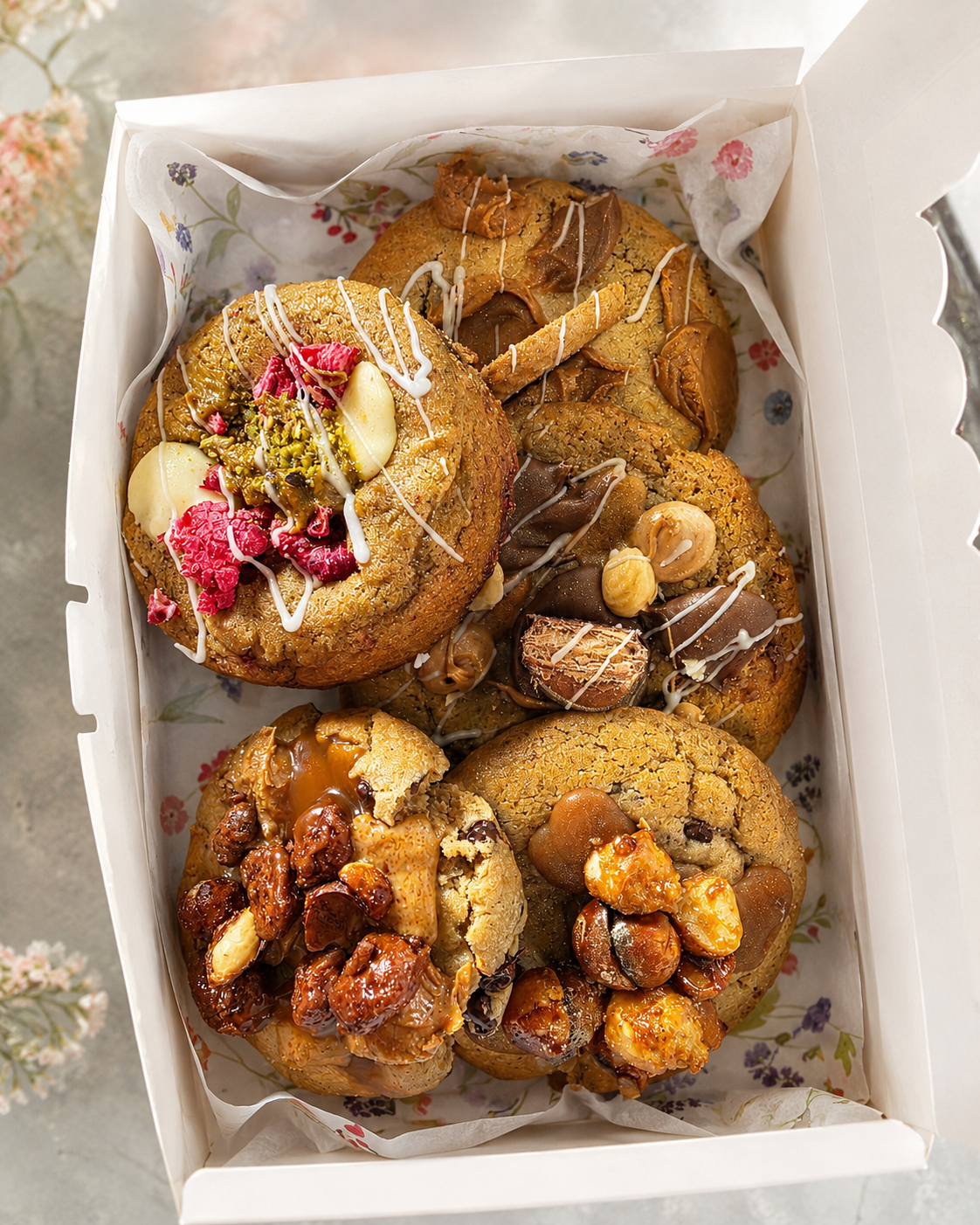 Box "Sweety Crush" 6 Cookies