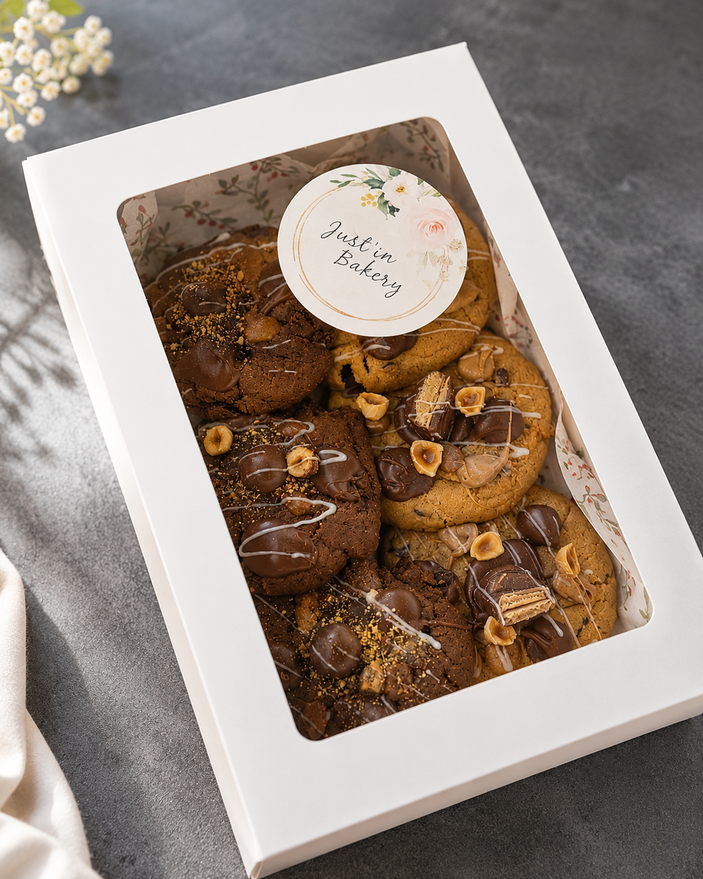 Box "Sweety Crush" 6 Cookies